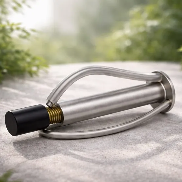 Ein in einer grünen Landschaft inszenierter Prüfkörper, der die Verbindung zwischen unseren Produkten und unserem Engagement für Nachhaltigkeit symbolisiert